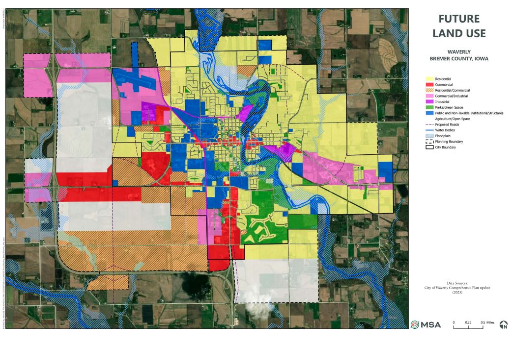 Future Land Use Map The City Of Waverly